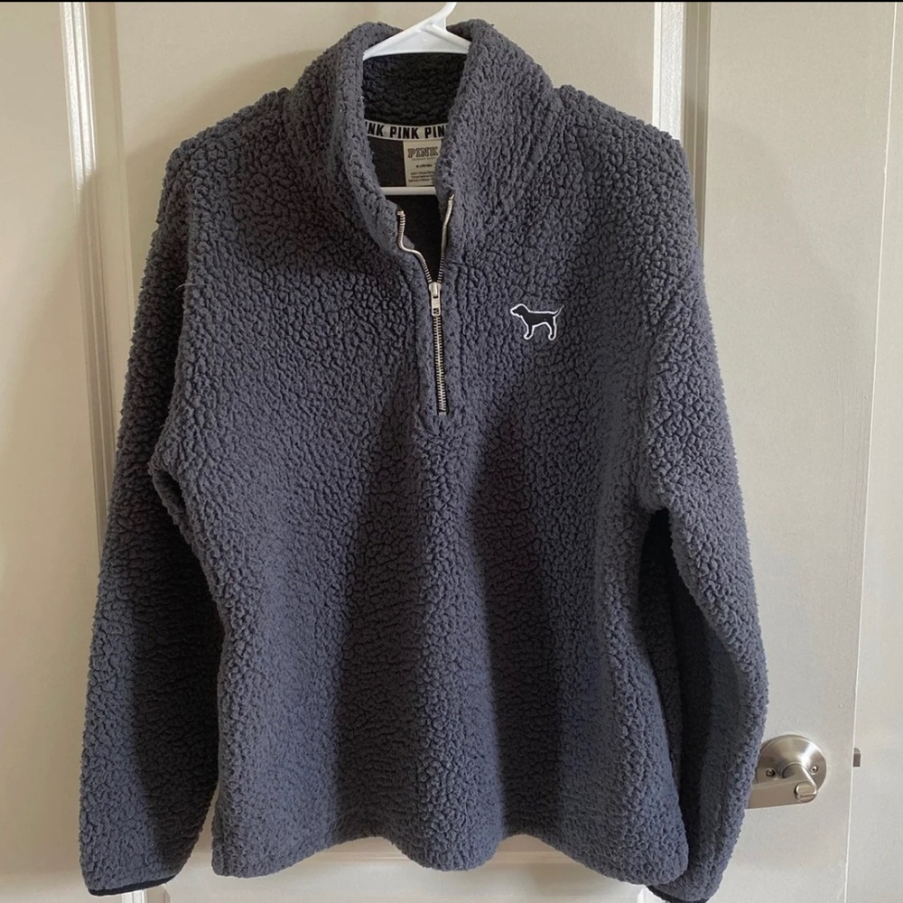 VS PINK Sherpa Pullover